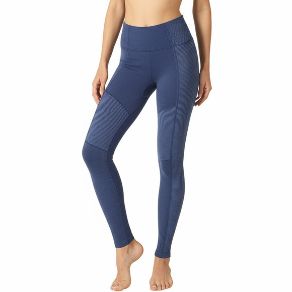 aerie Pants - OFFLINE by Aerie Leggings Womens XS Navy Ribbed Wide Waistband Athleisure